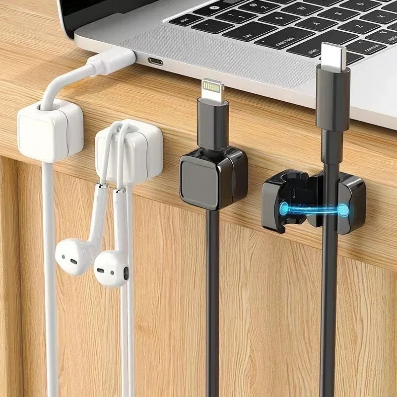 Cable Organizer Magnetic - 36/16/8/3 Stück Magnetische Kabelclips Selbstklebender Kabelhalter