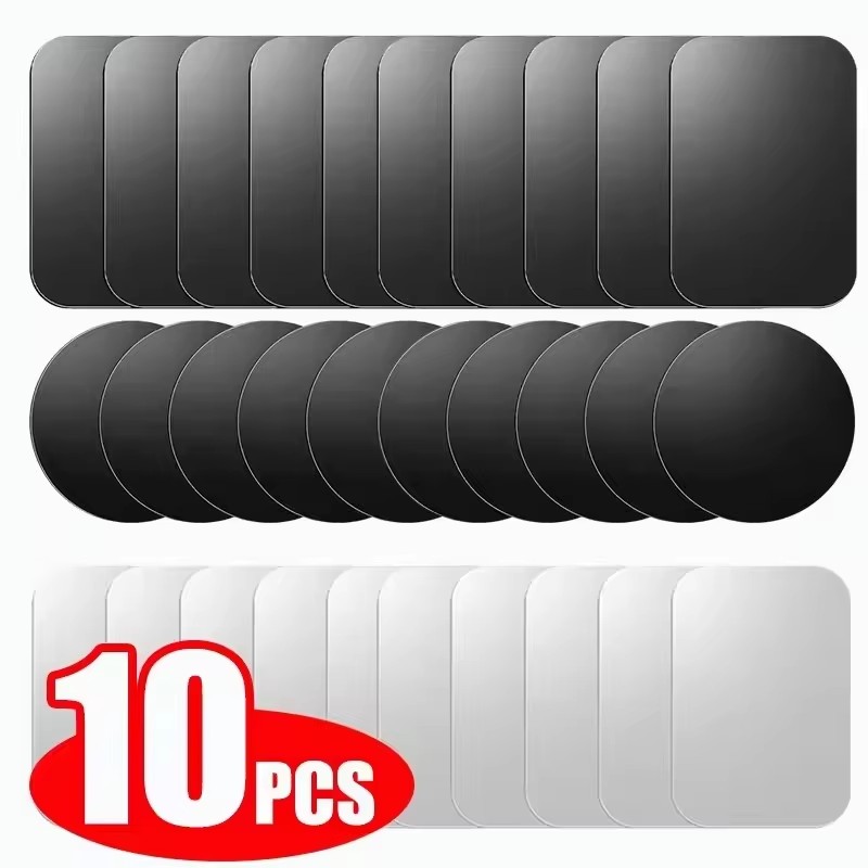 Phone Accessories Japan - 5/10 Stück Magnetische Metallplatten-Aufkleber für Auto-Handyhalterung