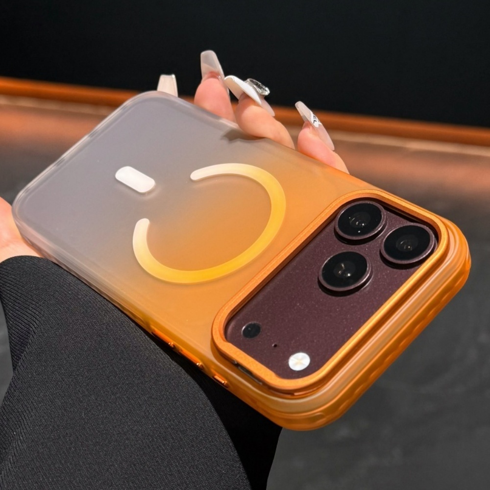 Phone Accessory - Modische magnetische Linsenrahmen-Ständer-Handyhülle für iPhone 18