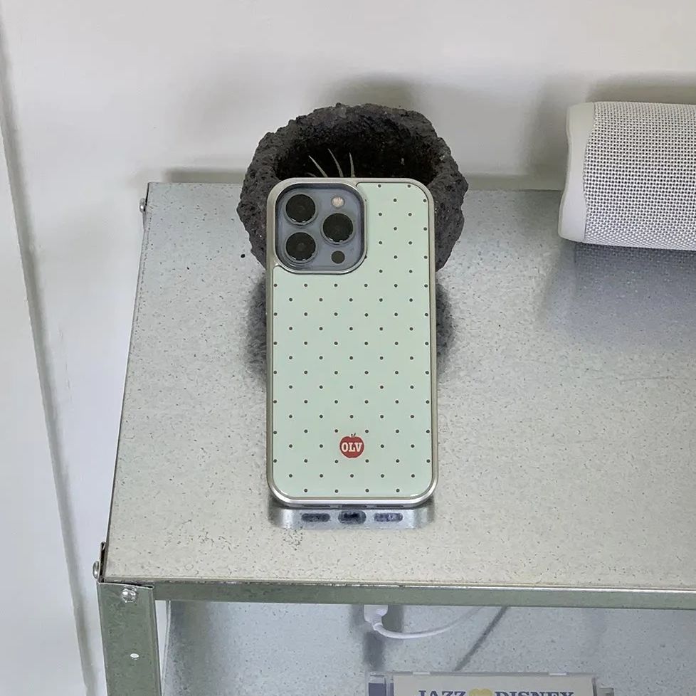 Y2K Phone Accessories - Koreanische Ins High-End Cartoon Apple Polka