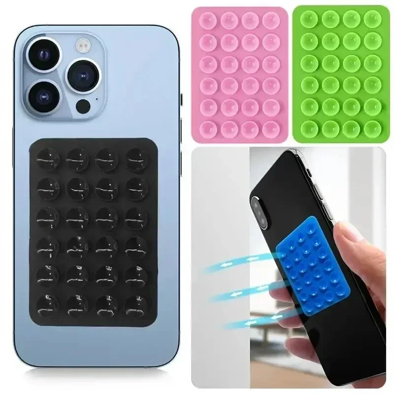 Phone Accessory - Silikon-Klebstoff Smartphone-Ständer mit Rutschfester Saugnapf-Halterung, Freihändiger