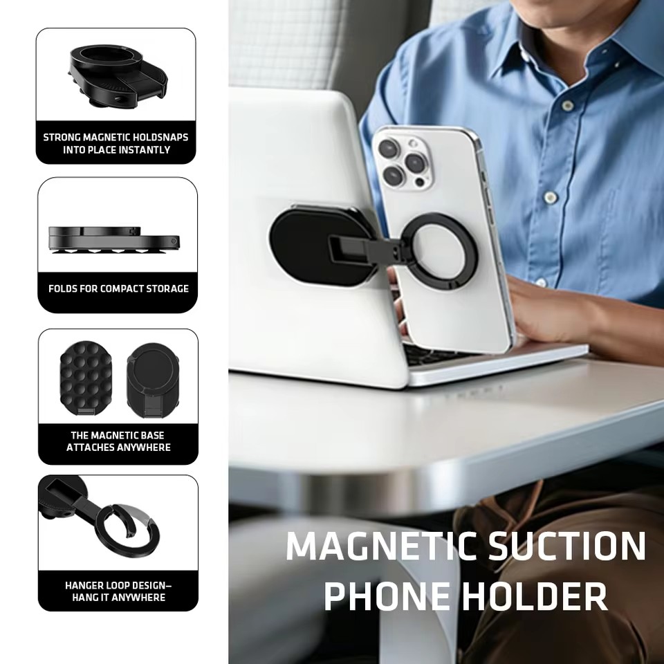 Phone Accessory - MA39 Magnetischer Faltbarer Handyständer Universal 360°