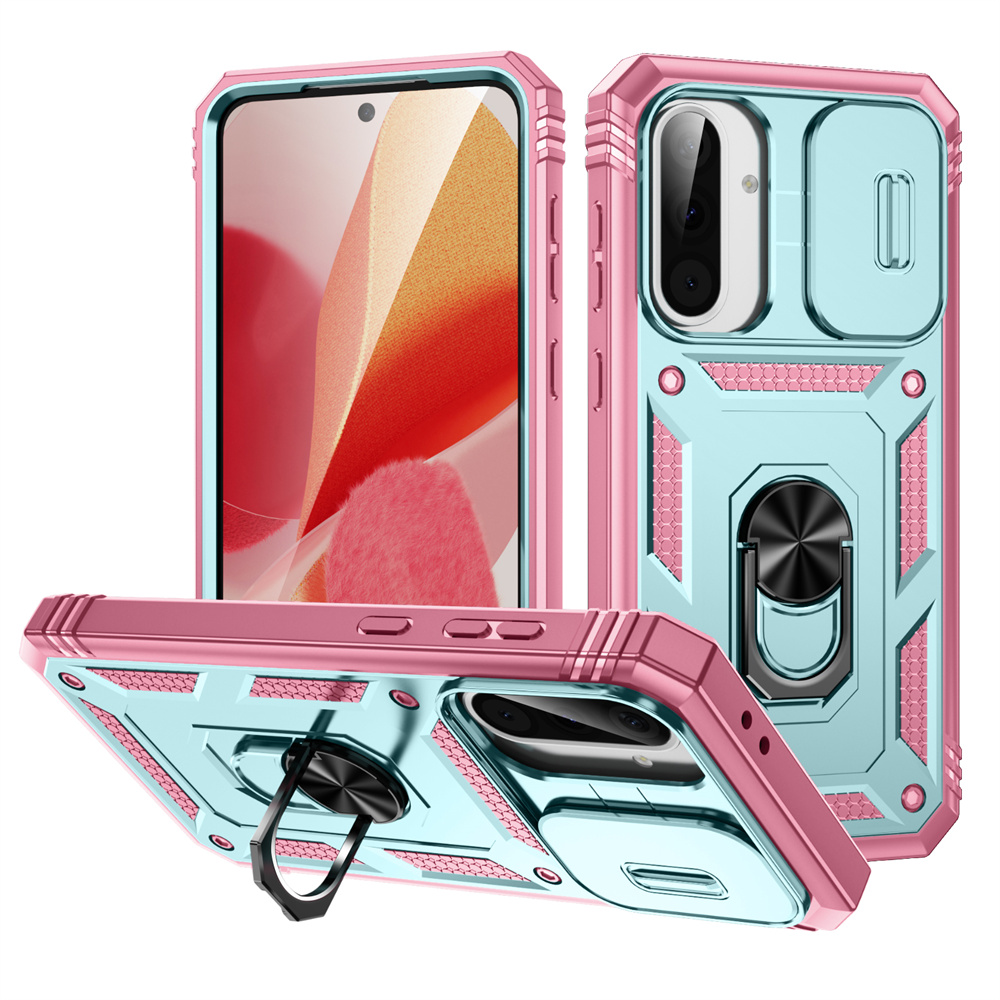 Phone Accessories Popsocket - 360-Ring-Halter, Ständer, Schieberamera-Schutz, Handyhülle für Samsung