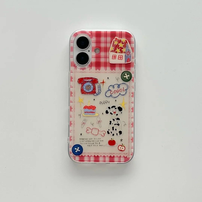 Y2K Phone Accessories - Koreanische Ins Light Asian Wind Rote