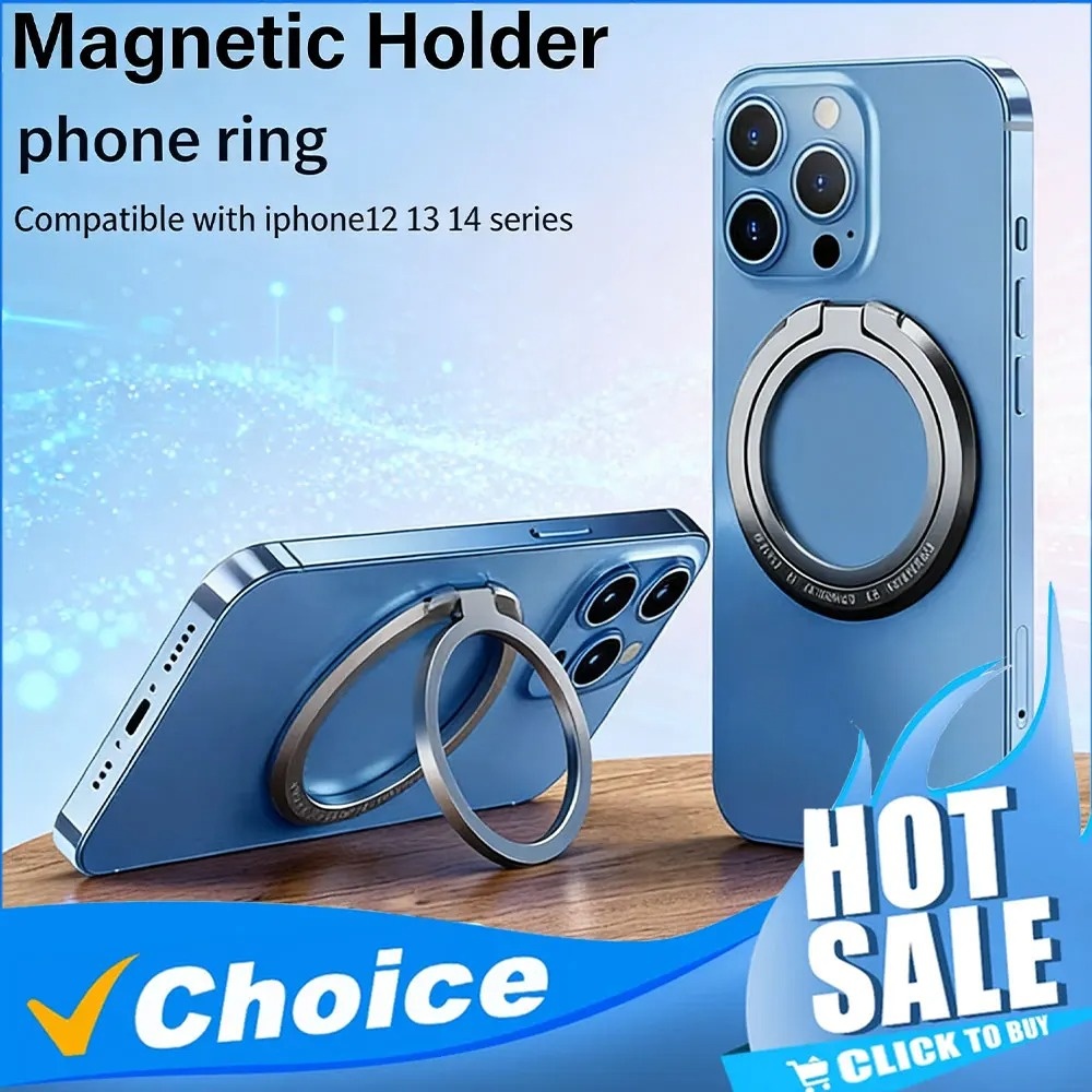 Phone Accessories Popsocket - Magnetischer Telefonringhalter, abnehmbarer Fingergriff, 360-Grad-Ständer °