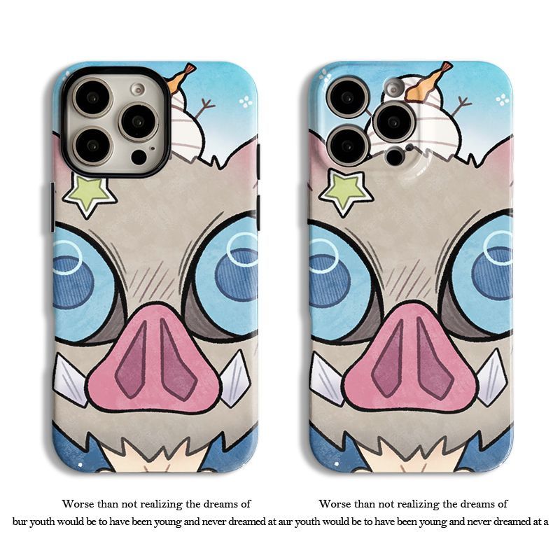 Phone Accessories Demon Slayer - Demon Slayer Anime Cartoon Handyhülle Inosuke