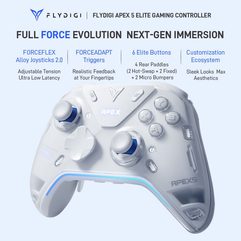 Gaming Trigger Phone - Original Flydigi APEX 5 Gaming-Controller Kabelloser