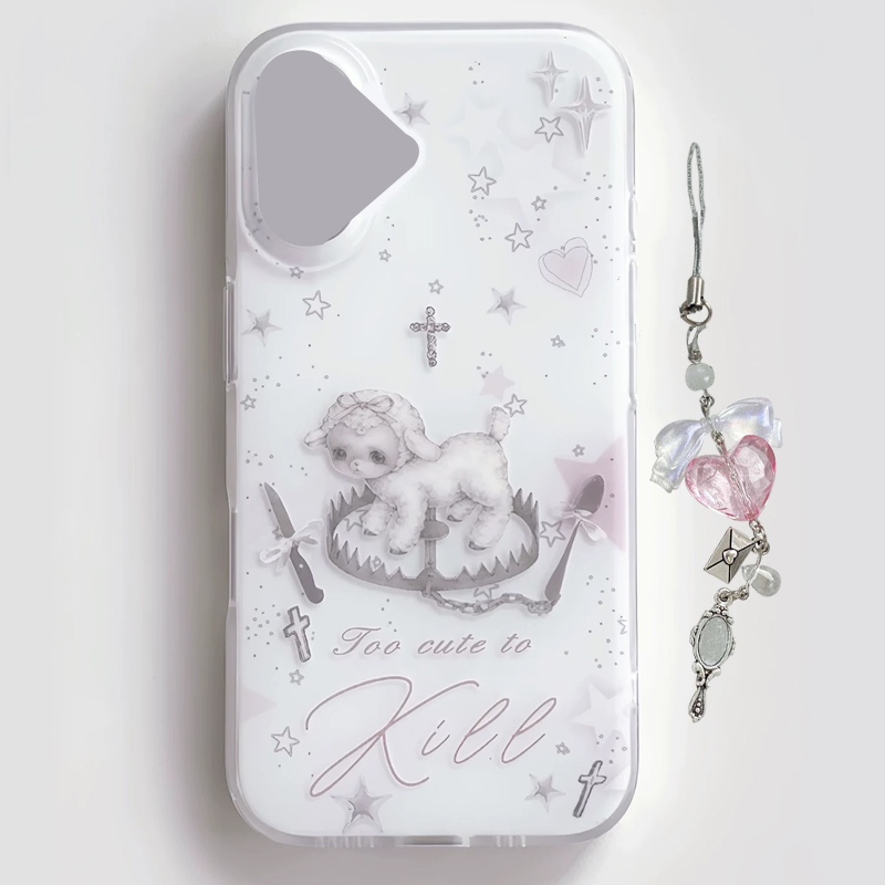 Y2K Phone Accessories - Y2K Koreanische INS Kreative Niedliche Rosa