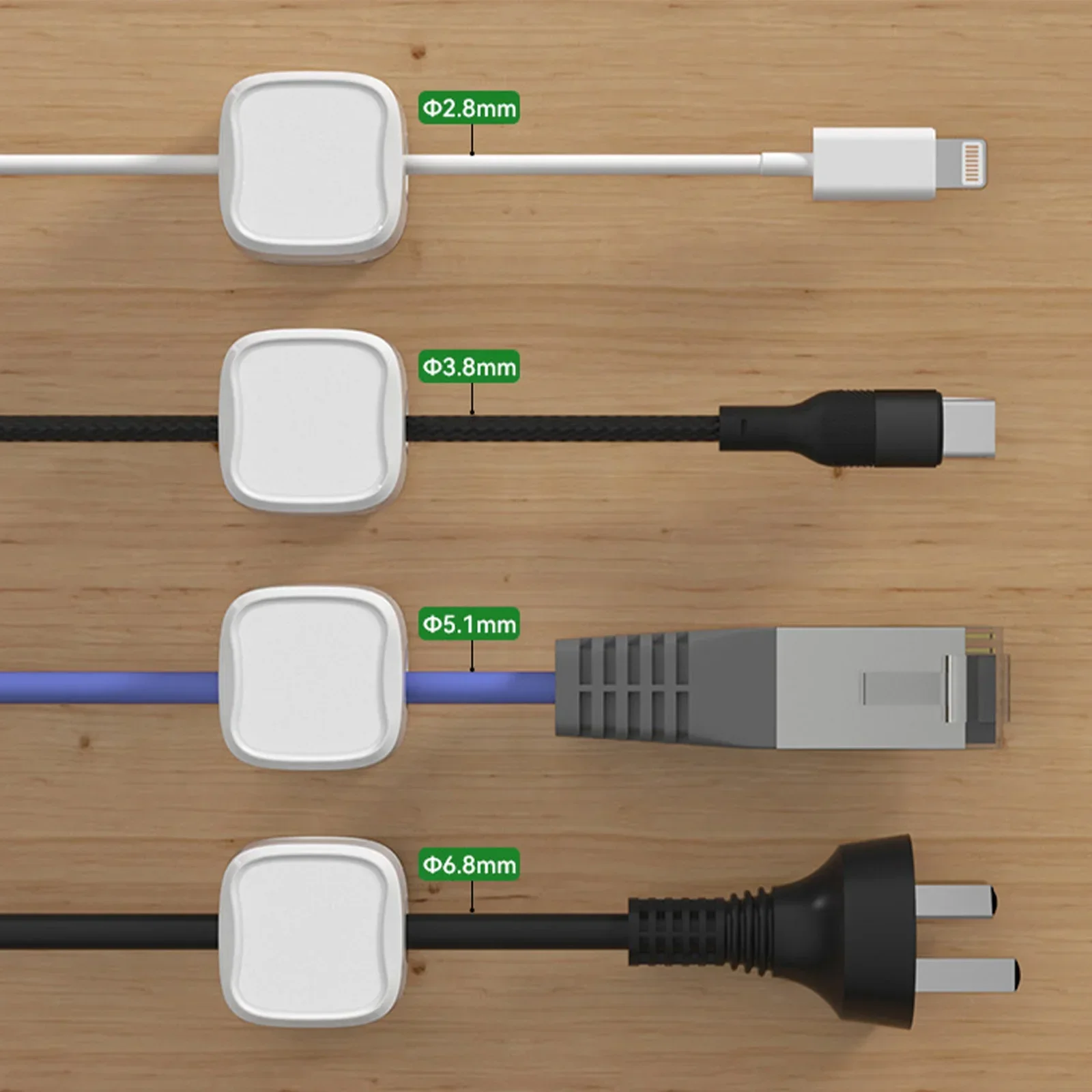 6/12/24PCS Magnetische Kabel O – Cable Organizer Magnetic Bewertung und Preis
