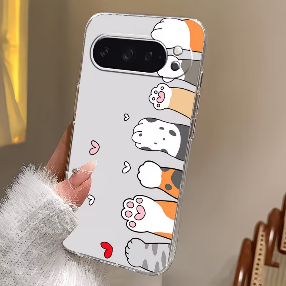 Cartoon-Katzenpfoten-Abdruck K – Google Pixel 9 Bewertung und Preis
