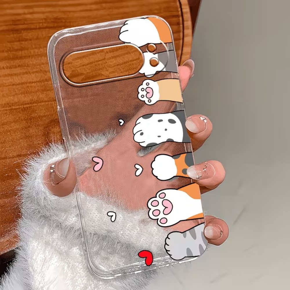Cartoon-Katzenpfoten-Abdruck K – Google Pixel 9 Bewertung und Preis