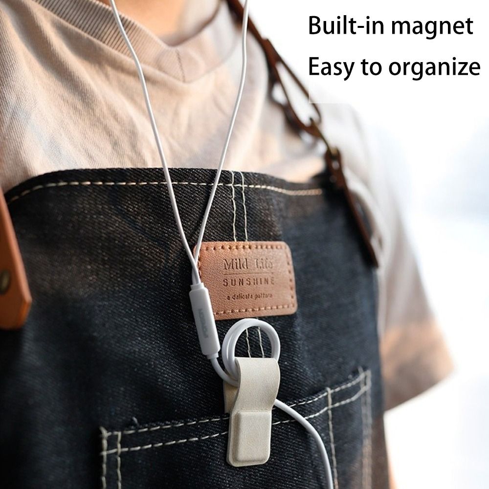 Neuer Leder-Kabelclip für Kopf – Cable Organizer Magnetic Bewertung und Preis