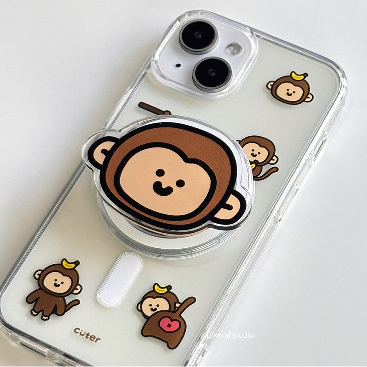 Braune Bananen-Baby-Affen Y2K  – Y2K Phone Accessories Bewertung und Preis