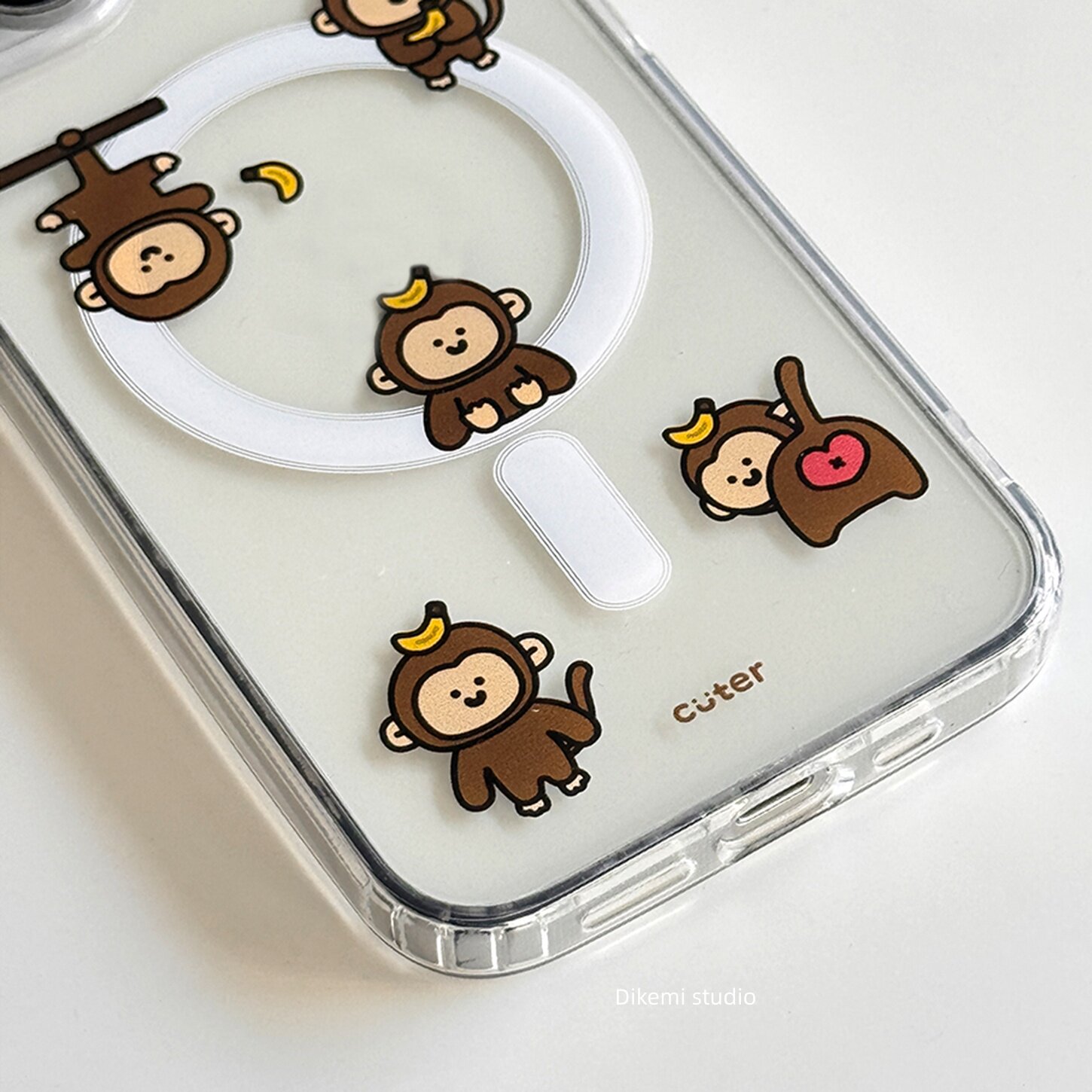 Braune Bananen-Baby-Affen Y2K  – Y2K Phone Accessories Bewertung und Preis