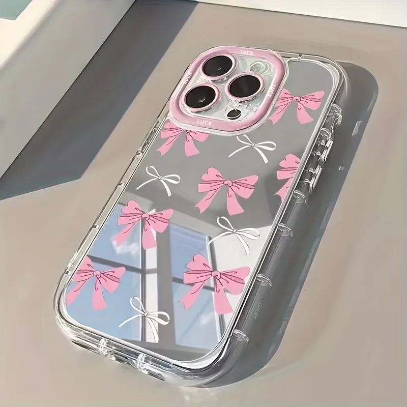 Einfache Blau-Rosa Schleife Mä – Y2K Phone Accessories Bewertung und Preis