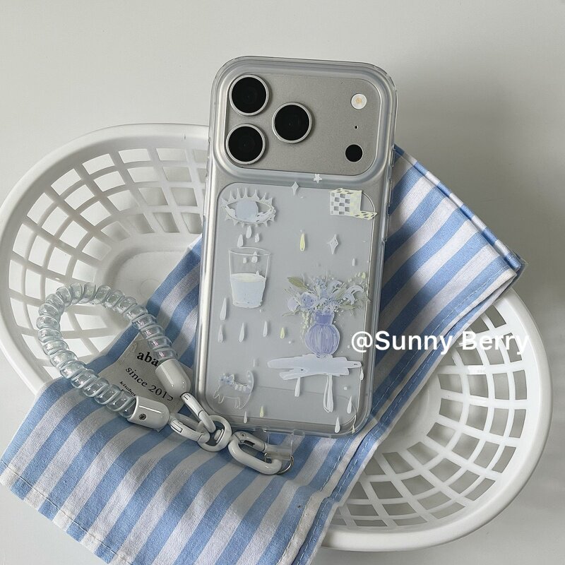 Koreanische Ins Blue Tear Vase – Y2K Phone Accessories Bewertung und Preis