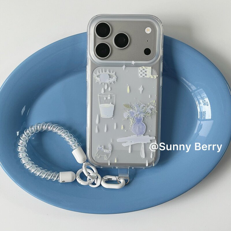 Koreanische Ins Blue Tear Vase – Y2K Phone Accessories Bewertung und Preis