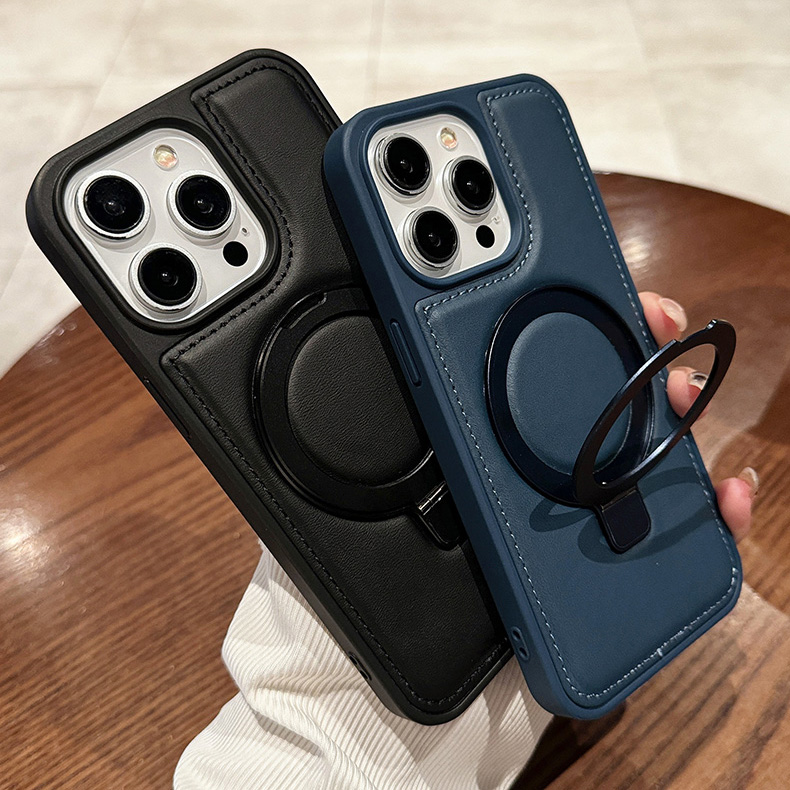 PU-Leder Magnetische Hülle für – Phone Accessories Popsocket Bewertung und Preis
