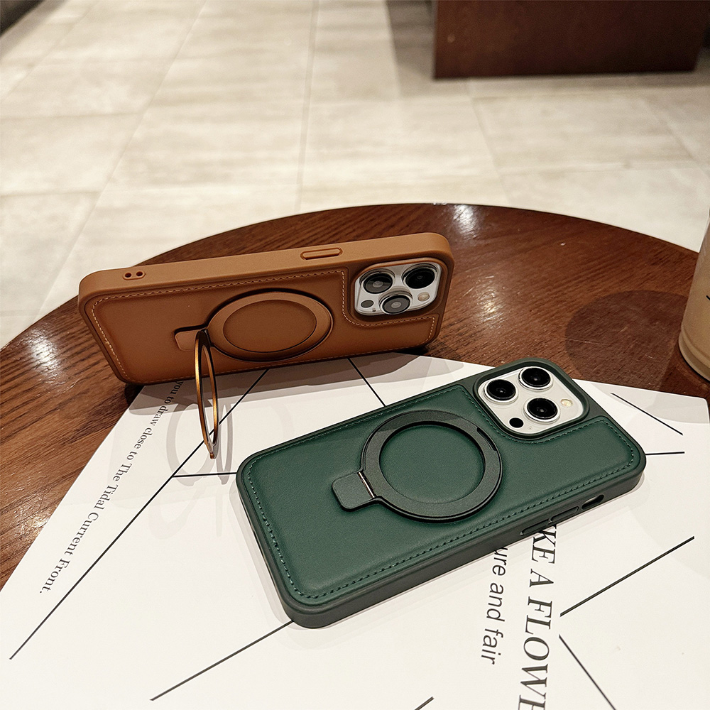 PU-Leder Magnetische Hülle für – Phone Accessories Popsocket Bewertung und Preis