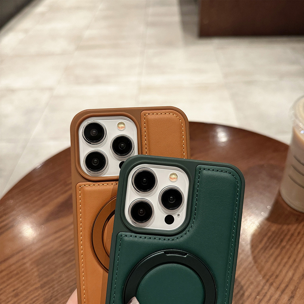 PU-Leder Magnetische Hülle für – Phone Accessories Popsocket Bewertung und Preis