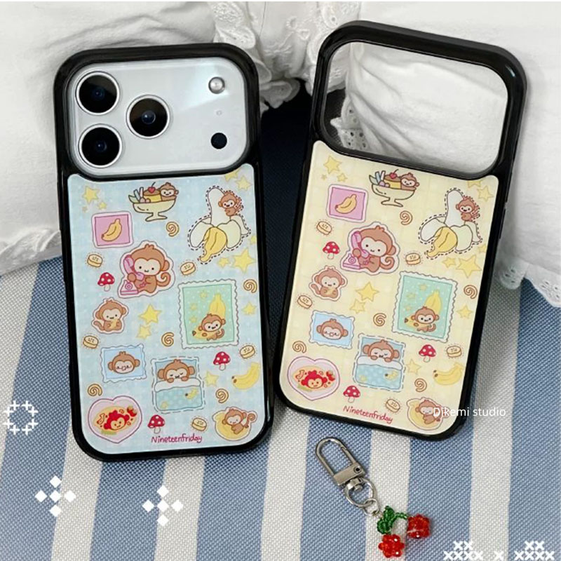 Koreanische Ins Blau-Gelbe Aff – Y2K Phone Accessories Bewertung und Preis