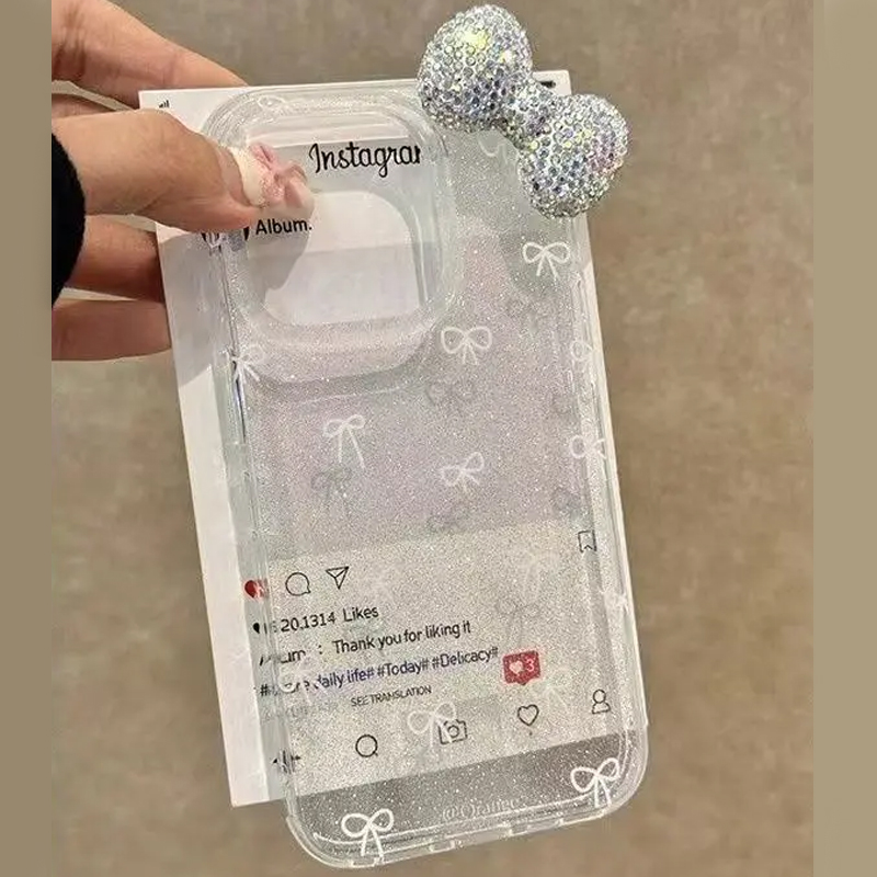Luxus Funkelndes Pulver 3D Vol – Y2K Phone Accessories Bewertung und Preis