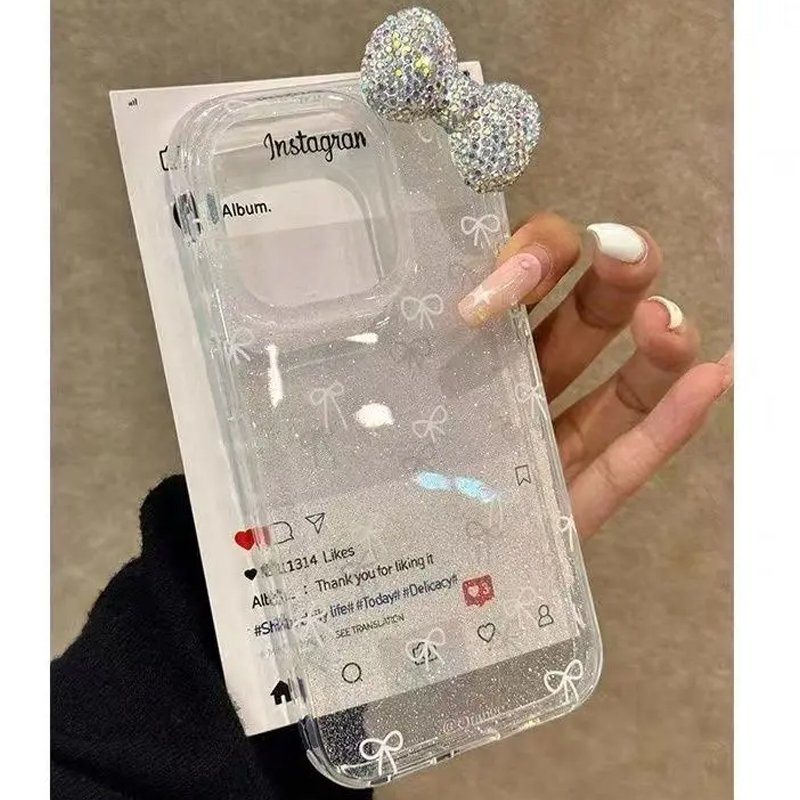 Luxus Funkelndes Pulver 3D Vol – Y2K Phone Accessories Bewertung und Preis